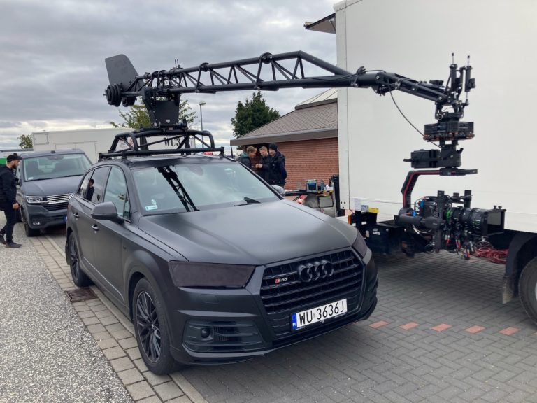 Russian Arm car on set of German tv series Ze Network